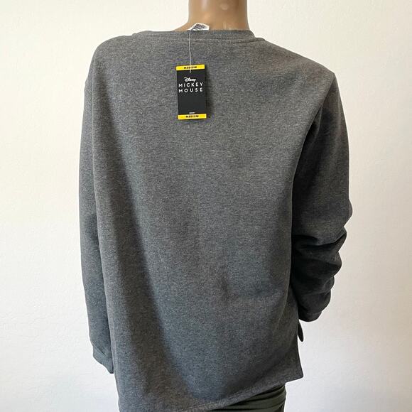 Disney medium Chenille patch print Mickey Mouse sweatshirt SP2 2054 - Picture 9 of 13